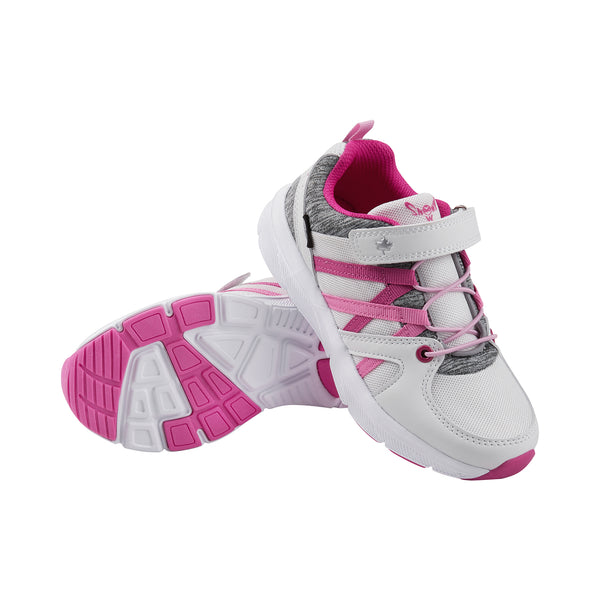 Girls' Evergreen Sneakers (White/Pink)